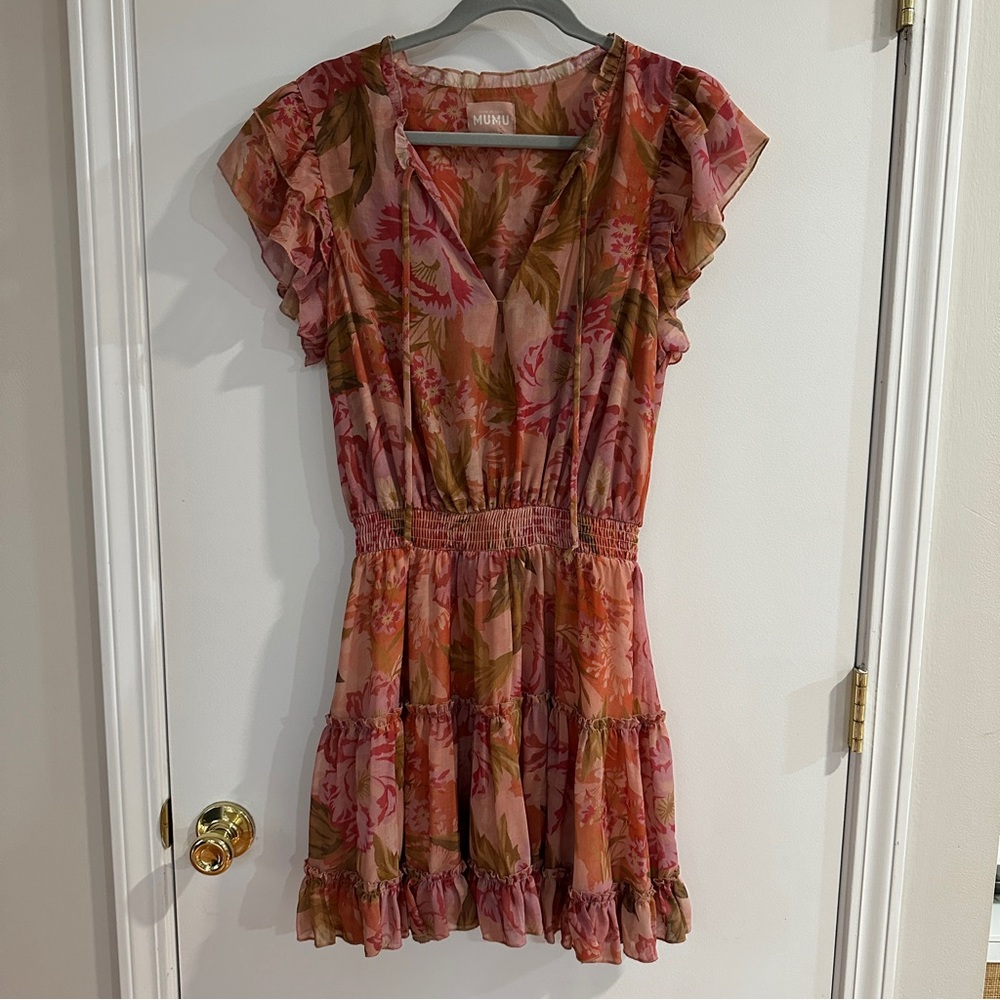 Show Me your Mumu floral cinched dress
